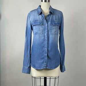 Splendid Denim Chambray Shirt - Size XS
